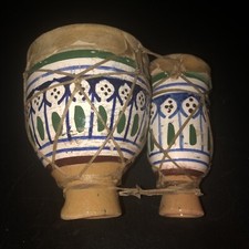 Coppia di tamburi BONGO uniti