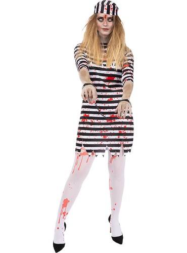 Costume carcerato zombie - costume,