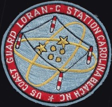 Patch USCG Guardia Costiera Loran-C Stazione Carolina Beach Carolina del Nord N-19
