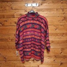 Maglione KENZO Jungle tg. L Usato (Sa.1655) Colorata Vintage Maglia