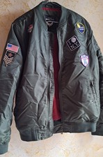 Giubbino Militare Bomber Verde