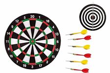 GIOCO TIRO A SEGNO CON 6 FRECCETTE frecce Bersaglio due lati 41x41cm 2 giochi
