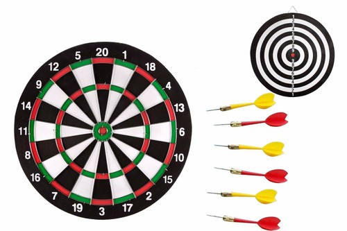Gioco tiro segno con 6 - a,