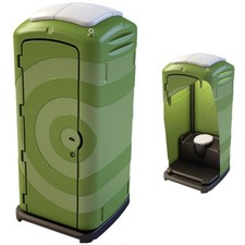 Bagno Chimico da Cantiere ROTOTEC ROMA WC Chimico con Ricircolo Accumulo 170L