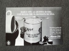 F876 - Advertising Pubblicità - 1988 - LECITINA DI SOIA MARCO VITI
