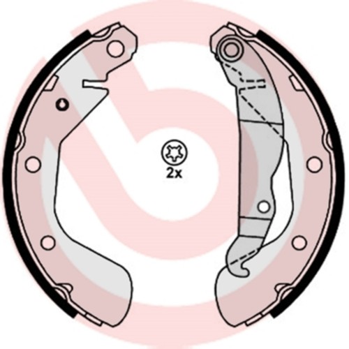 Kit ganasce freno brembo - brembo, s
