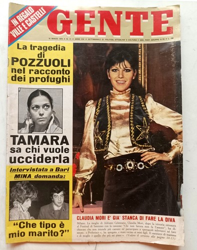 Rivista gente claudia - claudia, mori