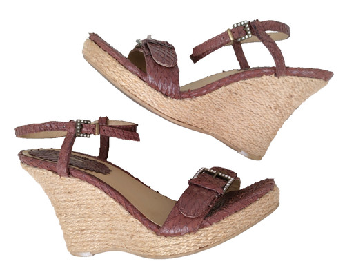 Sandali zeppa corda schutz - zeppa,