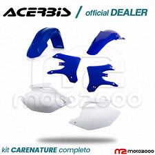 KIT PLASTICHE COMPLETE CARENATURE ACERBIS BLU BIANCHE YAMAHA WRF 250 450 2006