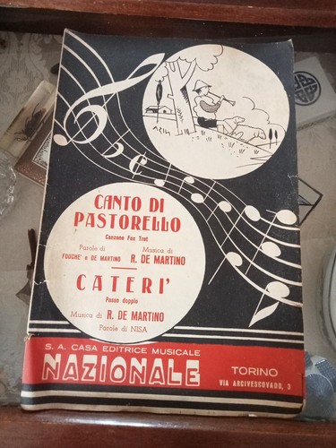 Spartiti canto di pastorello - canto,