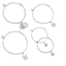 Liu Jo Jewels Collezione Complicity Bracciale da donna in acciaio con pendente