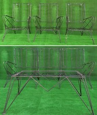 SALOTTO IN VERO FERRO PIENO BATTUTO A MANO - ARTIGIANALE - DA GIARDINO, ESTERNO