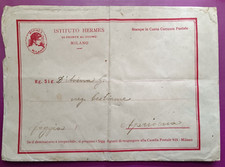 MILANO,  BUSTA PUBBLICITARIA
