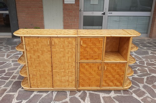 Mobile credenza bamboo - credenza,