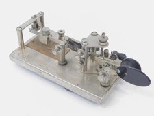 Vibroplex Lightning Bug Vintage Ham Radio Telegrafo Chiave (SN 110979 dal 1938)