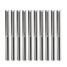 Fresa a Gambo, Fresa CNC, Fresa per Fresatrice Superiore, 2 Flauti Dritti, Fresa