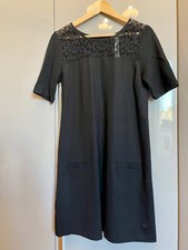 Abito nero con inserto in pizzo Twin Set M