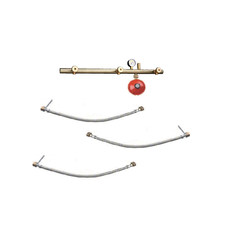 Centralina tubolare per 3 bombole rubinetti manometro flessibili e riduttore 4kg