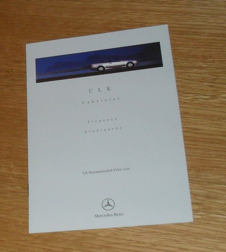Listino prezzi mercedes clk - listino,
