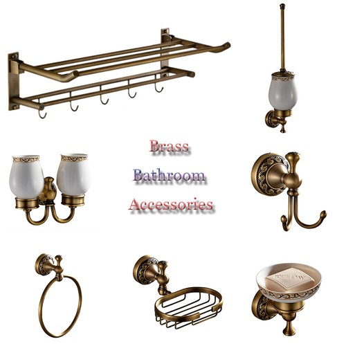Antico ottone spazzola wc - dd,