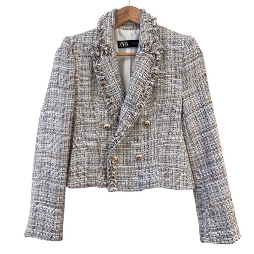 Blazer tweed zara taglia - taglia, xs