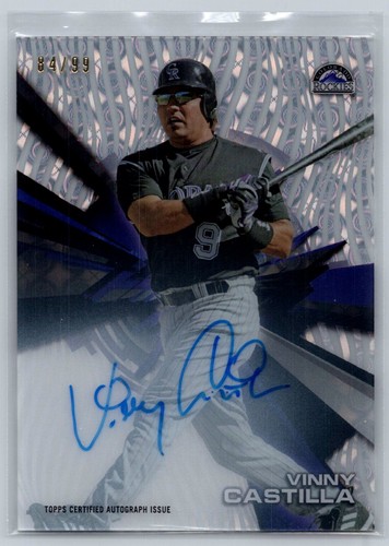 2015 topps high tek - high, vinny