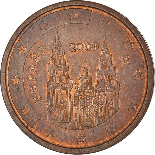 939766 moneta spagna 2 - moneta,, spagna,