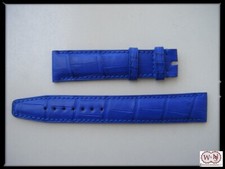 Cinturino in Alligatore Blu