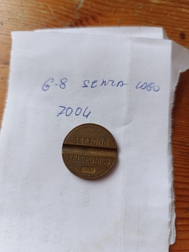 Gettone telefonico senza - g-8,