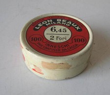 SCATOLA LATTA LEON BEAUX - INNESCHI PER CARTUCCE DA CACCIA - DUE FORI