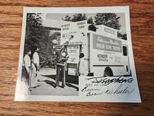 Harlem Globetrotters Samuel "Boom Boom" Wheeler firmato 5x4 foto autografo