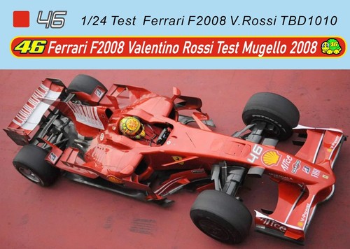 Decals per ferrari f2008 - 1/24,
