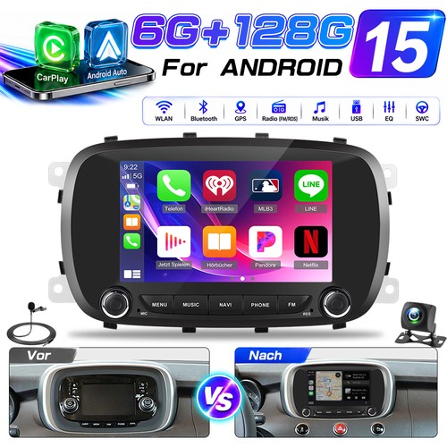 Autoradio 128g android 15 - autoradio, 6+128g