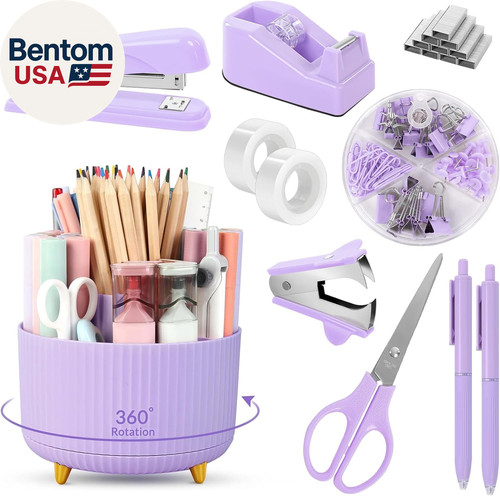 Set forniture ufficio - set, viola