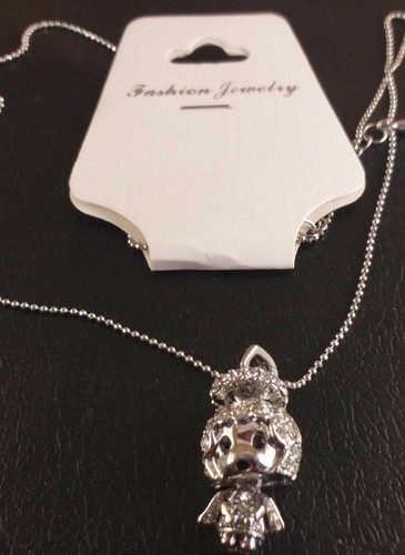 Collana girocollo rodiati - collana,