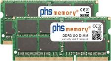 RAM 32GB 2X 16GB DDR3L 1600MHz