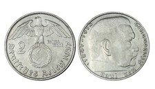 GERMANIA 2 REICHSMARK 1937 J
