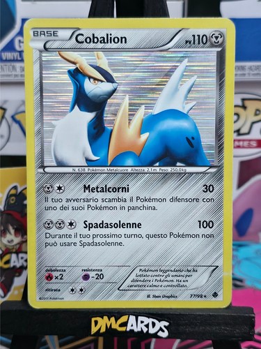 Pokemon cobalion holo - 77/98,