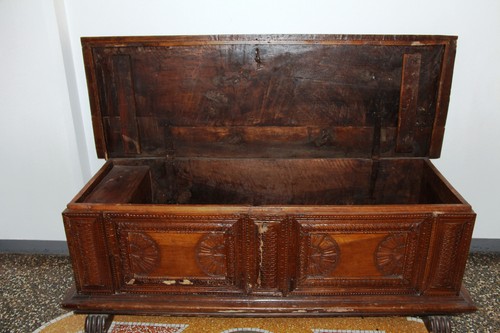 Cassapanca noce del - noce,