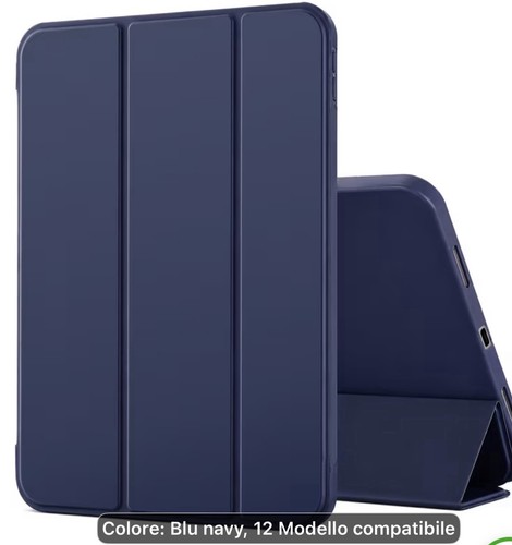 Custodia smart folio blu - blu, navy