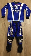 RARE YAMAHA Racing vintage retro mx cross motocross pantaloni maglia FOX JT Axo