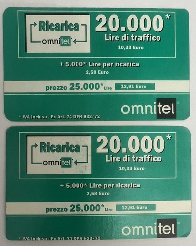 Schede ricarica omnitel l - 2,