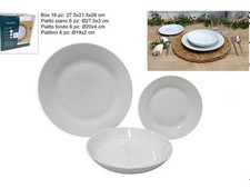 Servizio Piatti 18 Pezzi per 6