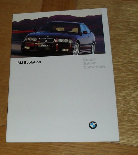Bmw evo brochure 1996 1997 - m3,