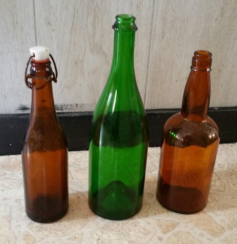 Bottiglie vuote vintage