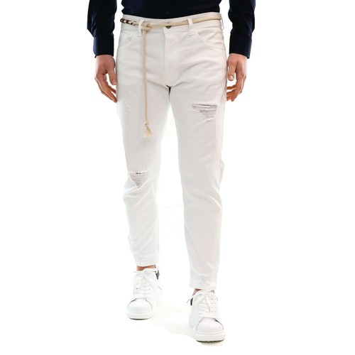 Jeans uomo strappati slim - jeans,