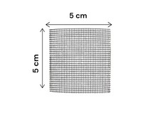10 pz TAPPETINO IN RETE PER DRENAGGIO FORO VASO 5X5 cm