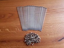 NUOVI raggi cromati BMW R75/6 R90/6 R60/7 R75/7 R80/7 90S + nipplo 40pz RUOTA ANTERIORE