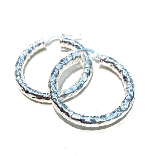 Orecchini cerchietto argento - cerchietto,
