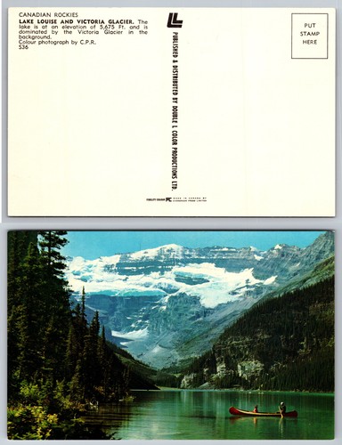 Cartolina lake louise victoria - louise,